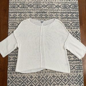 Aerie white oversized sweater